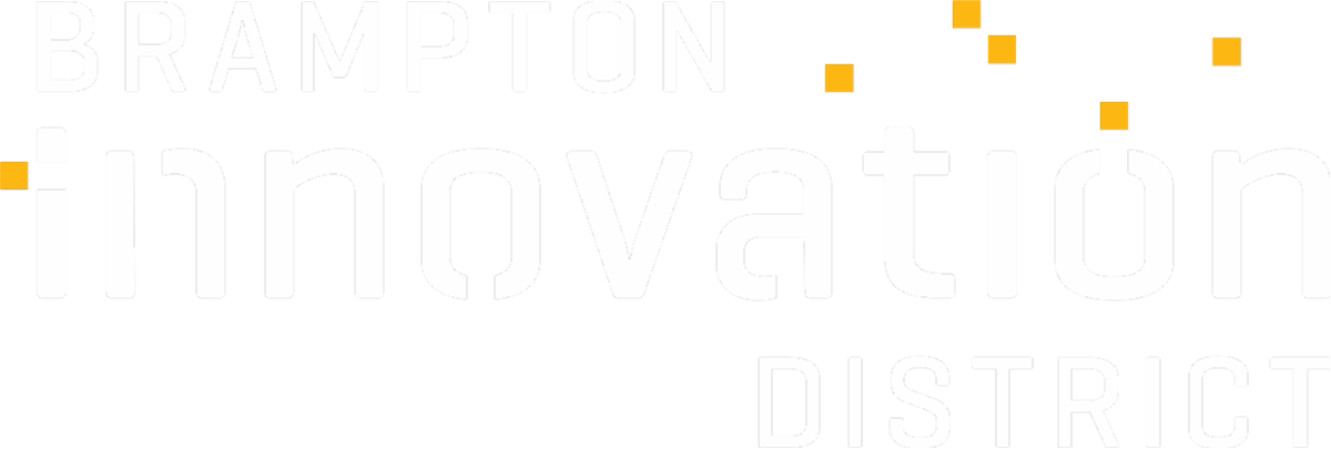 Brampton Innovation District logo (white)